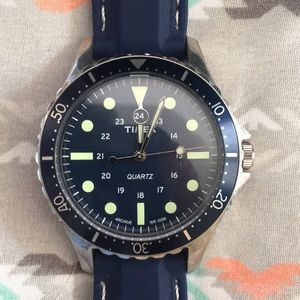 Timex Navi Harbor 38mm watch FREE 2 NATO bands